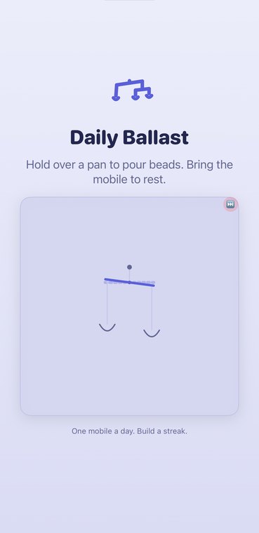 Daily Ballast screen 1