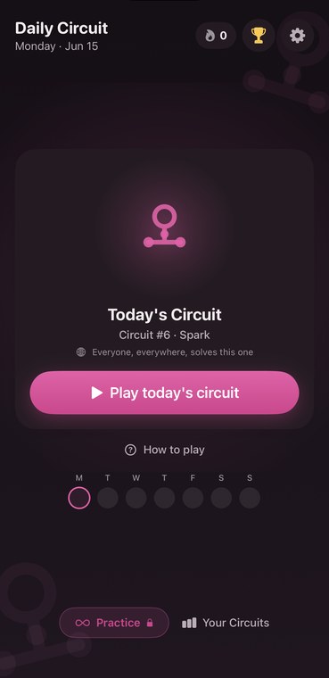 Daily Circuit screen 2