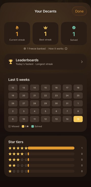 Daily Decant screen 5