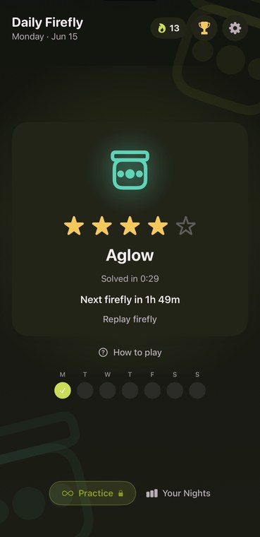 Daily Firefly screen 2