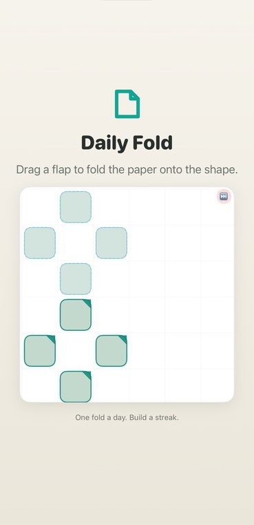 Daily Fold screen 1
