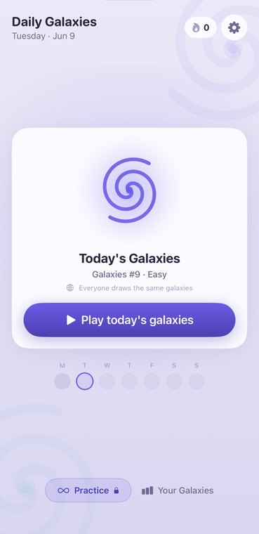 Daily Galaxies screen 2