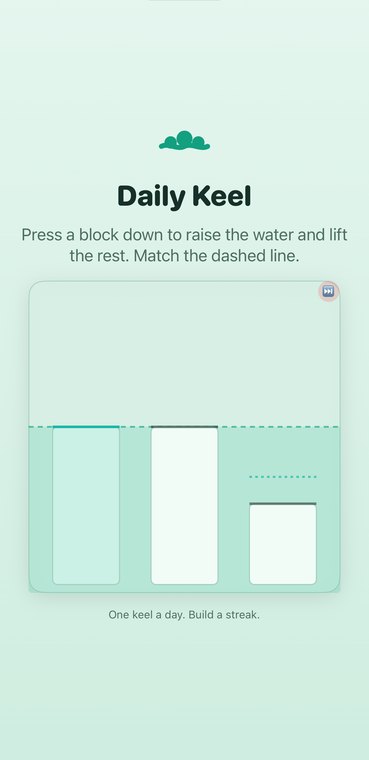 Daily Keel screen 1