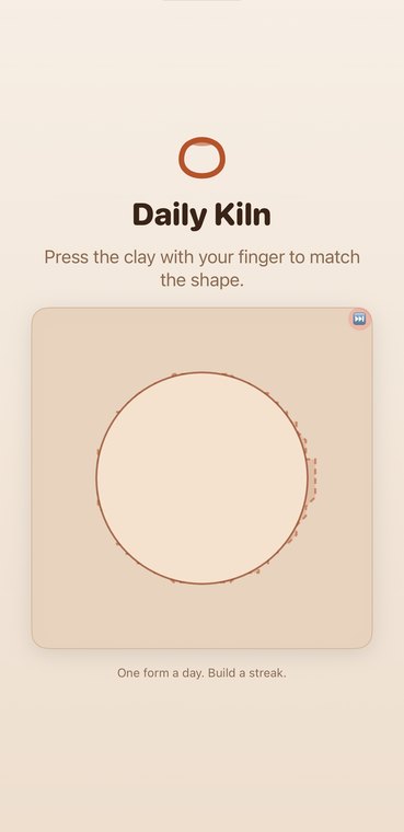 Daily Kiln screen 1