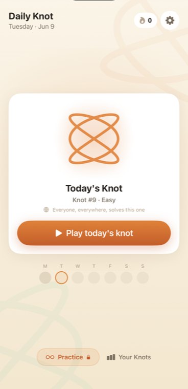 Daily Knot screen 2